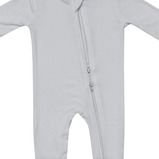 Kyte Baby Zippered Footie - Storm (0-3M) - 1908ST1