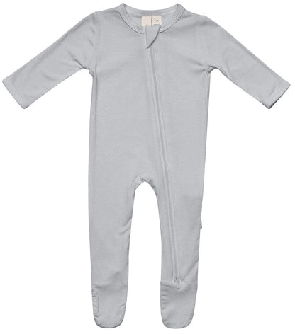 Kyte Baby Zippered Footie - Storm (0-3M) - 1908ST1