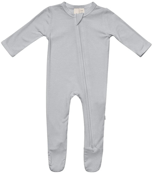 Kyte Baby Zippered Footie - Storm (0-3M) - 1908ST1