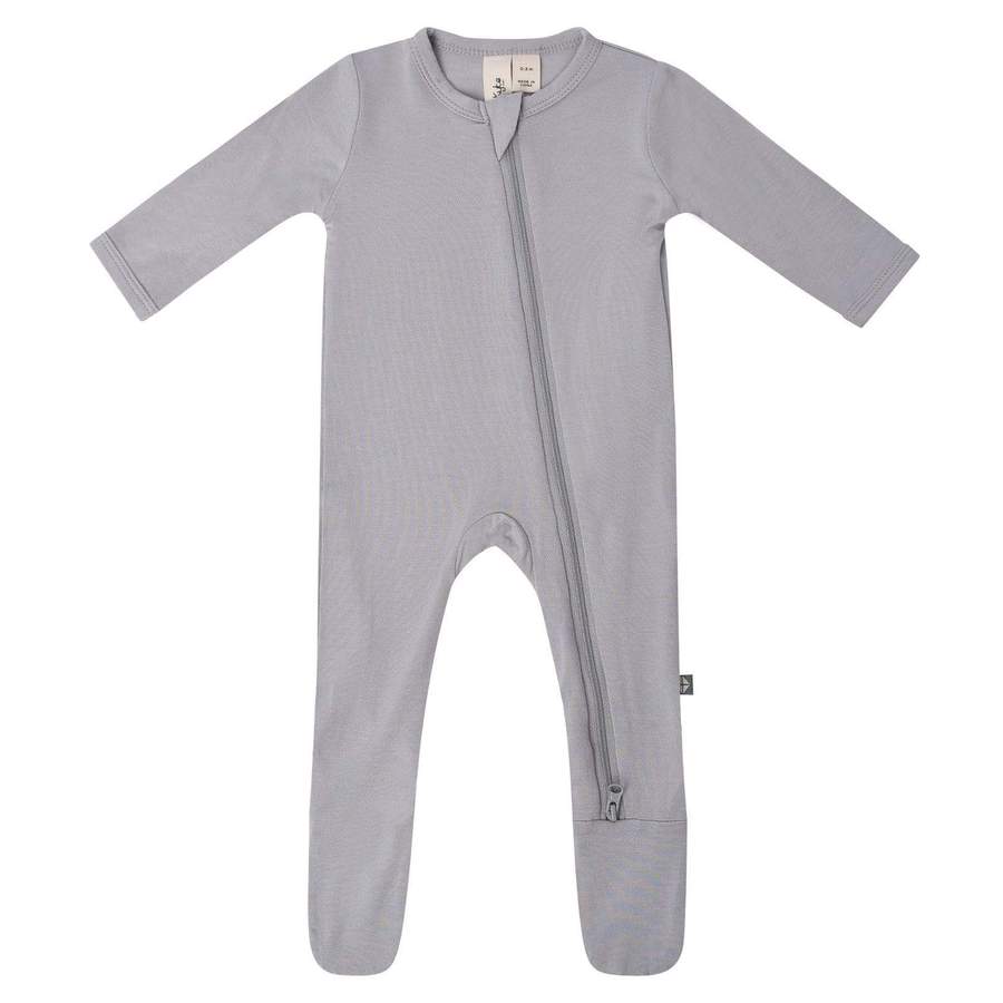 Kyte Baby Zippered Footie - Storm (6-12 months) - 1908st3