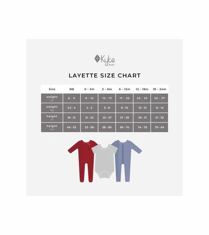 Kyte Baby Zippered Footie - Unicorn (0-3M) - 1911UN1