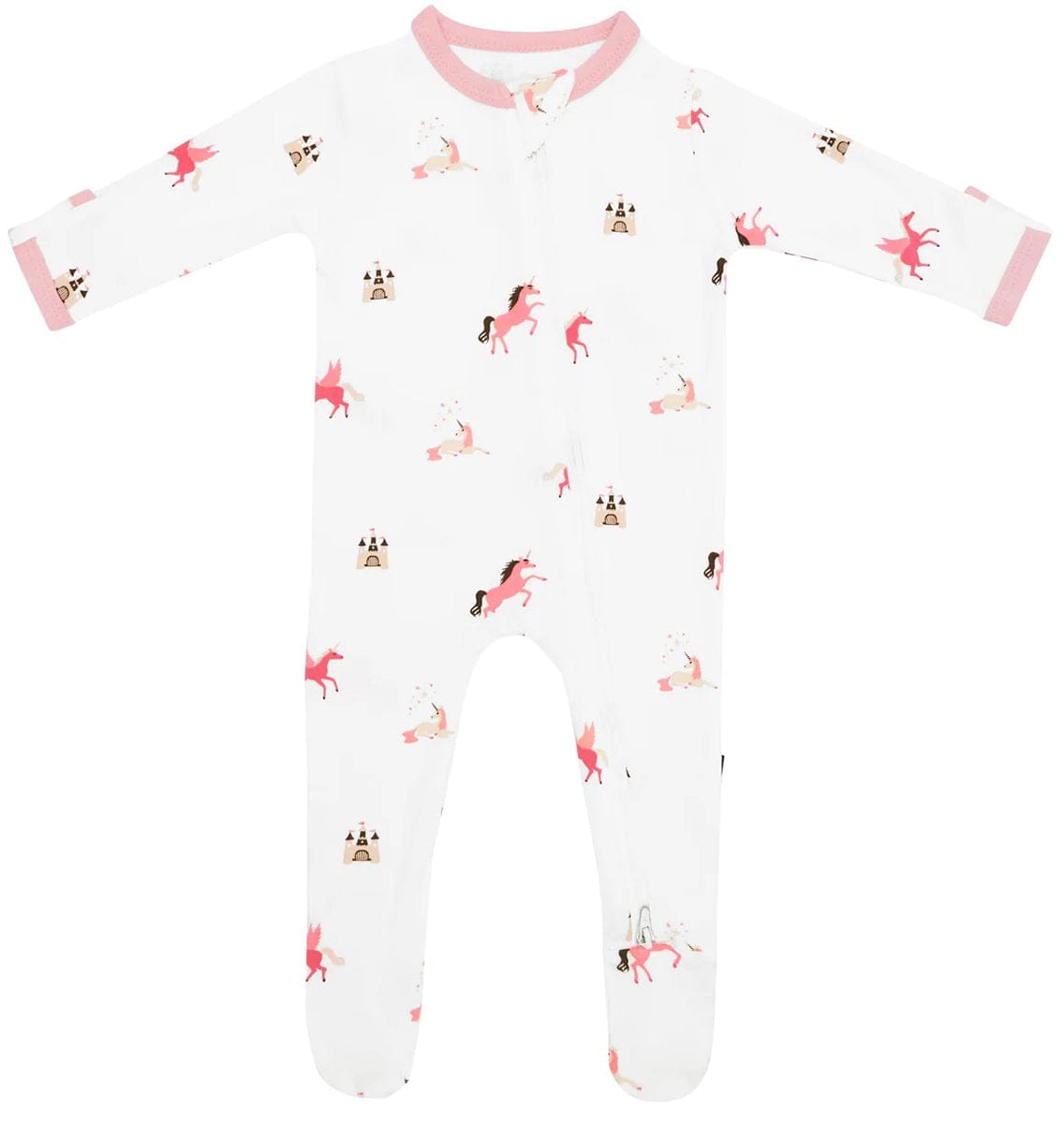 Kyte Baby Zippered Footie - Unicorn (0-3M) - 1911UN1