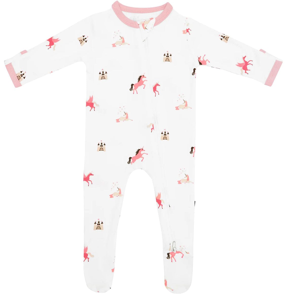 Kyte Baby Zippered Footie - Unicorn (3-6M) - 1911UN2
