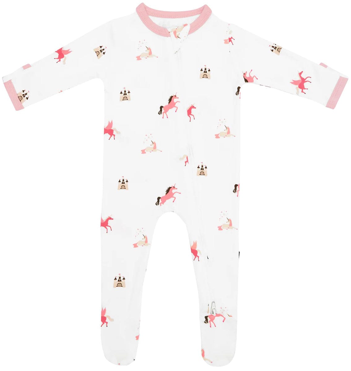 Kyte Baby Zippered Footie - Unicorn (6-12M) - 1911UN3