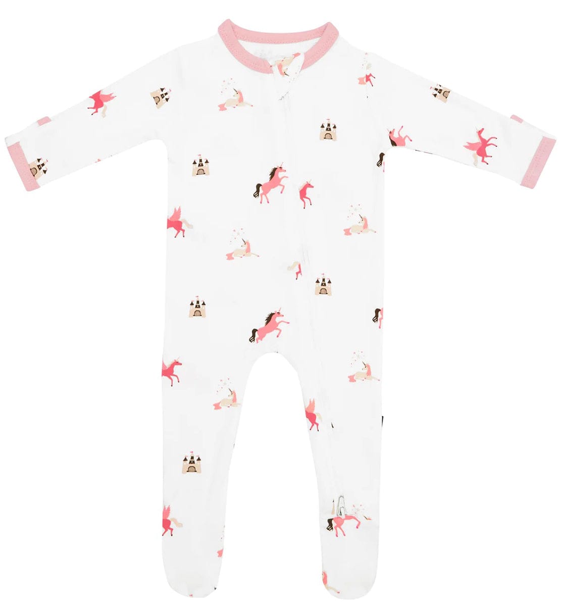 Kyte Baby Zippered Footie - Unicorn (Newborn) - 1911UN0