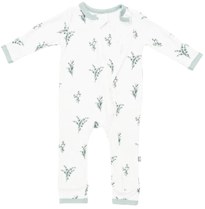 Kyte Baby Zippered Romper - Eucalyptus (3-6M) - 1910EU2