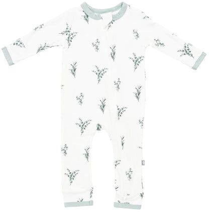Kyte Baby Zippered Romper - Eucalyptus (3-6M) - 1910EU2