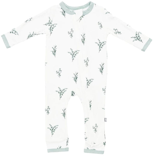 Kyte Baby Zippered Romper - Eucalyptus (3-6M) - 1910EU2