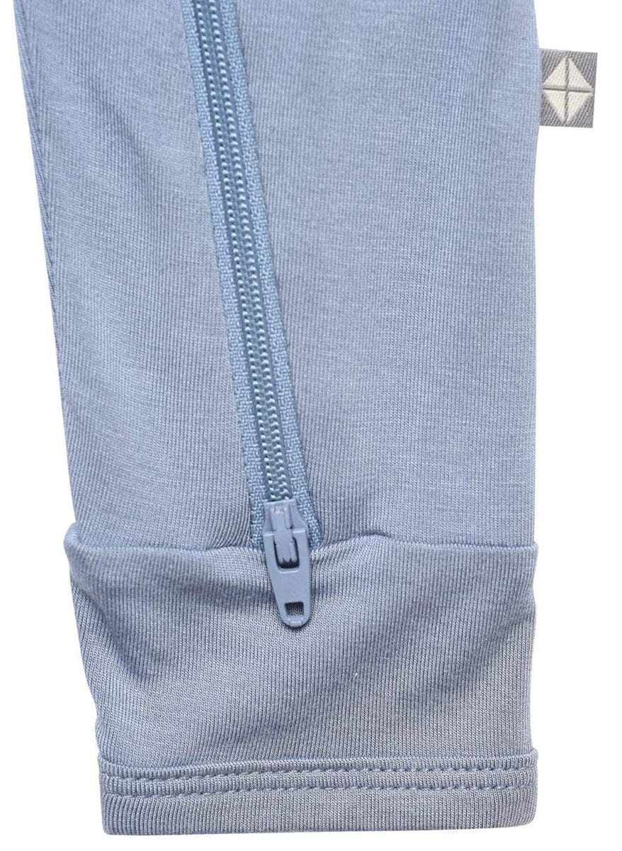 Kyte Baby Zippered Romper - Slate (0-3 months) - 1907SL1