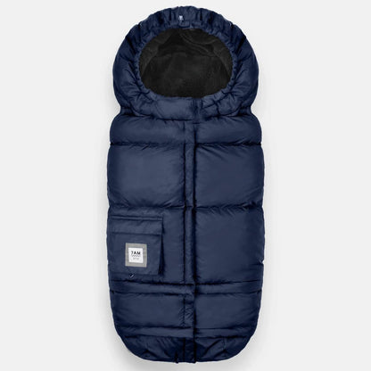 7 A.M. Enfant Blanket 212 Evolution Footmuff - Navy Plush - B212E-NA
