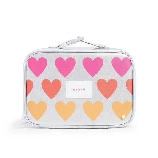 State Bags Rodgers Lunch Box - Fuzzy Hearts - F2564221043