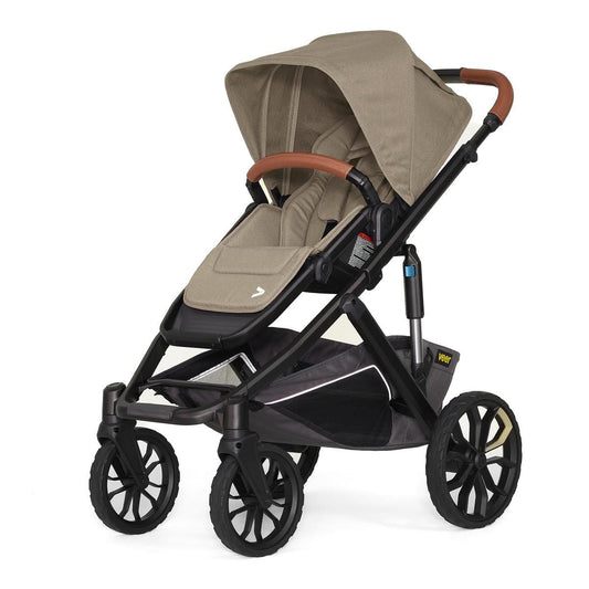 Veer Switch&Roll Luxe Single-to-Double Stroller Bundle with Leather Kit - Brown Mica (One Box) - BOX-SNR-LEA-BMIC