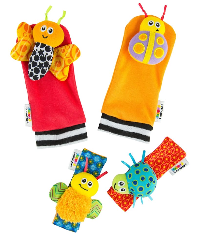 Lamaze Gardenbug Foot Finder & Wrist Rattle Set - L27634B