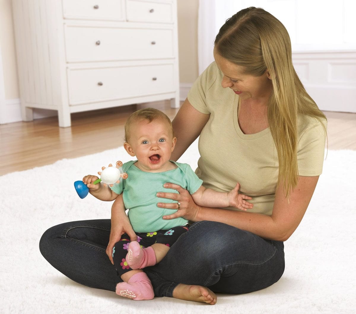 Lamaze Rainbow Glow Rattle - LC27630