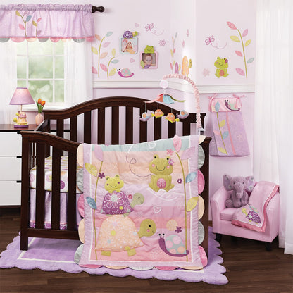 Lambs & Ivy Puddles 4 Piece Crib Bedding Set - 568004V
