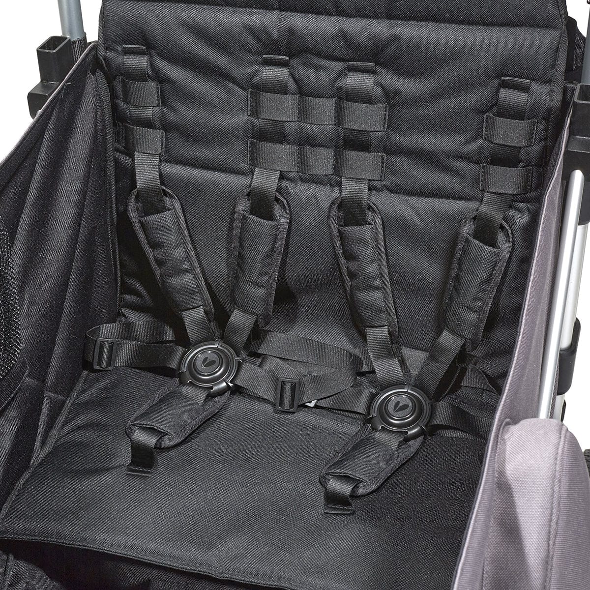 Larktale Caravan (3 Seater) Stroller Wagon Complete Bundle - Mornington Gray / Freshwater Blue - 3SEAT-LK50008-LK50501