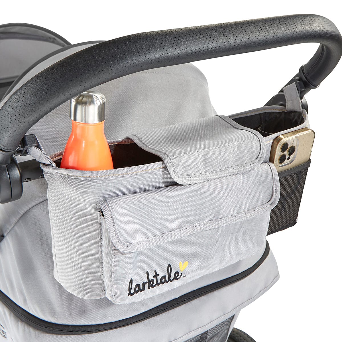 Larktale Caravan Coupe (2 Seater) Stroller Wagon - Gray/Black