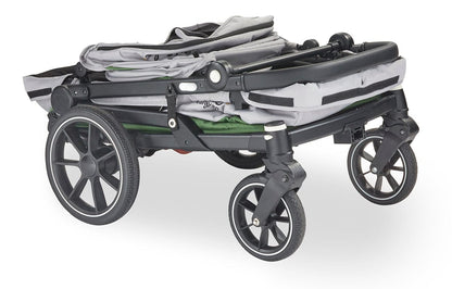 Larktale Caravan Coupe (2 Seater) Stroller Wagon - Gray/Black
