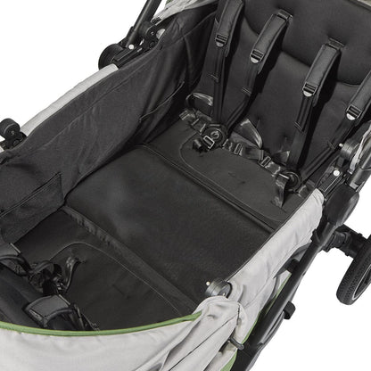 Larktale Caravan Coupe Quad (4 Seater) Stroller Wagon - Gray / Black - LK51030