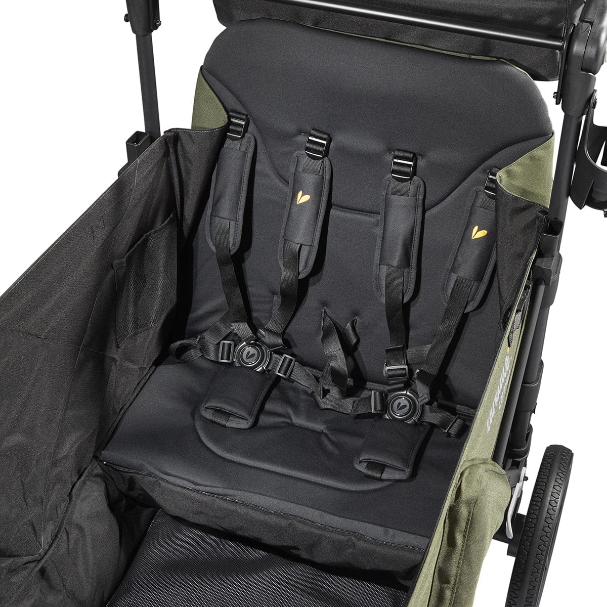 Larktale Caravan Quad (4 Seater) Stroller Wagon - Chelsea Green - LK50037