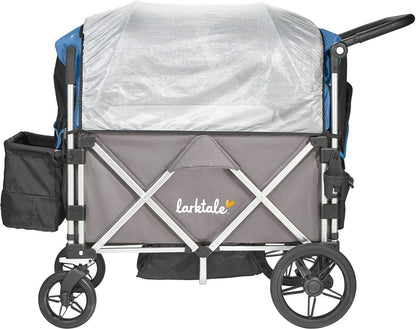 Larktale Caravan Stroller Wagon Canopy Set of 2 - Freshwater Blue - LK50501