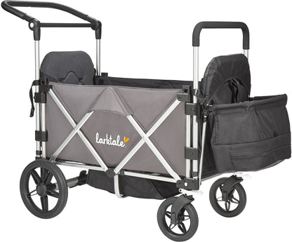 Larktale Caravan Stroller Wagon Chassis - Mornington Gray - LK50008