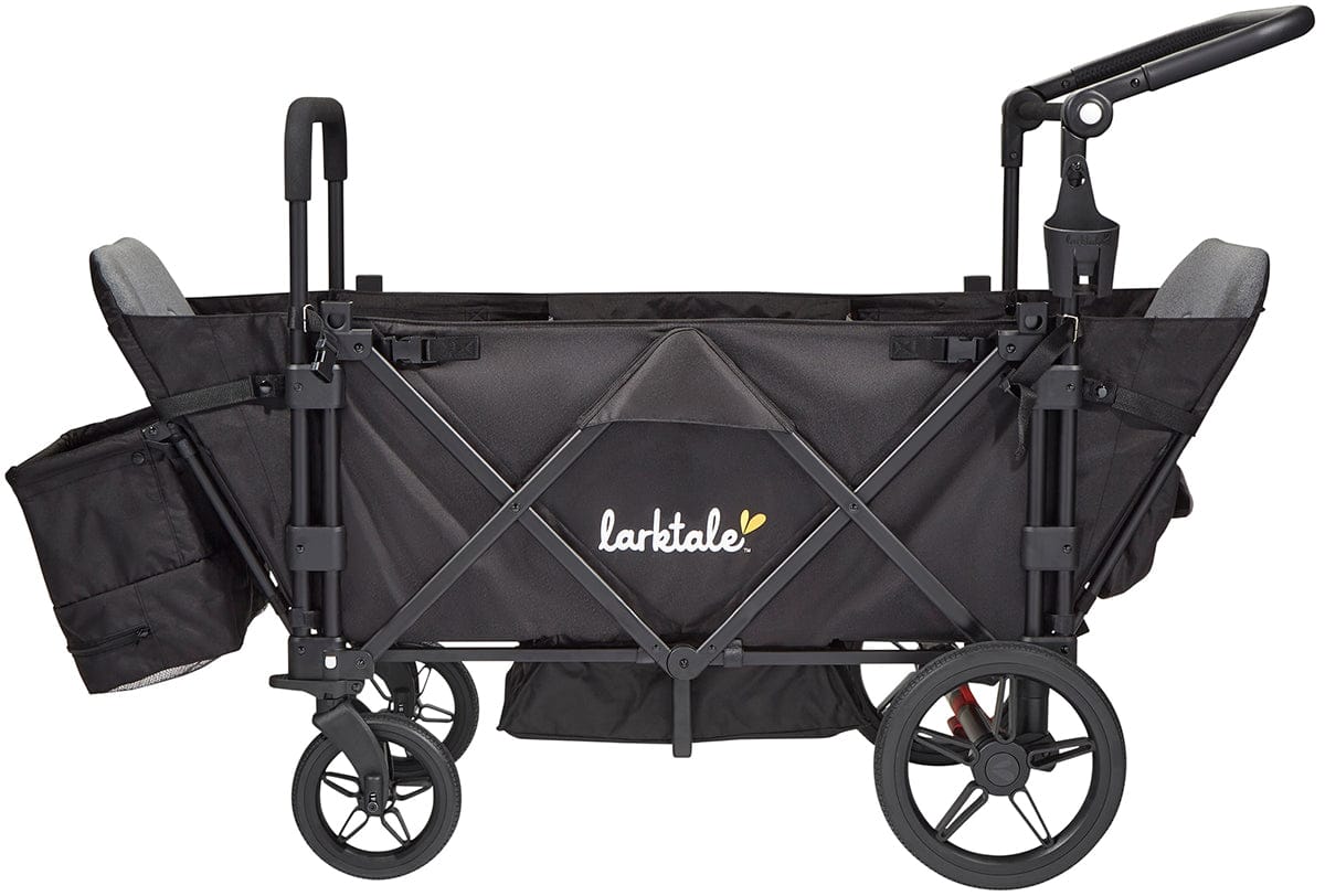 Larktale Caravan Stroller Wagon Complete - Byron Black / Pebble Gray (Albee Exclusive) - LK50019