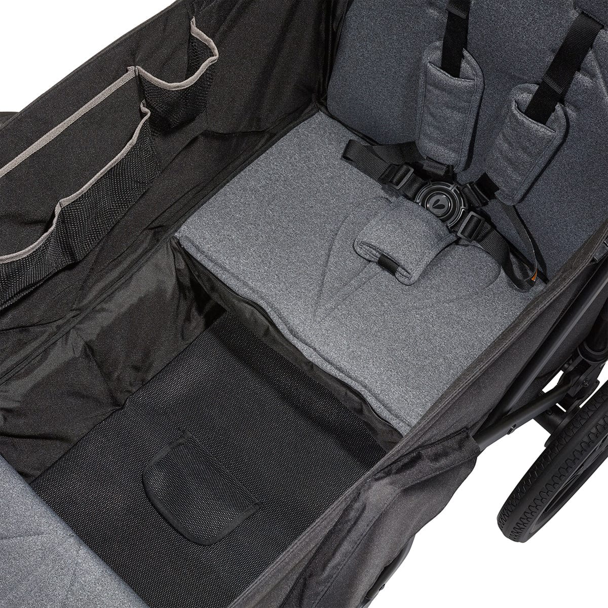 Larktale Caravan Stroller Wagon Complete - Byron Black / Pebble Gray (Albee Exclusive) - LK50019