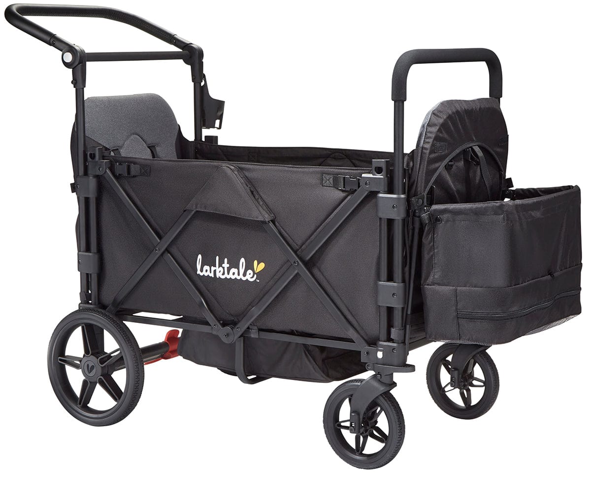 Larktale Caravan Stroller Wagon Complete - Byron Black / Pebble Gray (Albee Exclusive) - LK50019