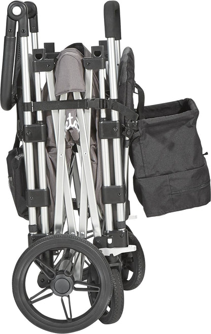Larktale Caravan Stroller Wagon Complete - Mornington Gray/Barossa Red - LK50008-LK50503