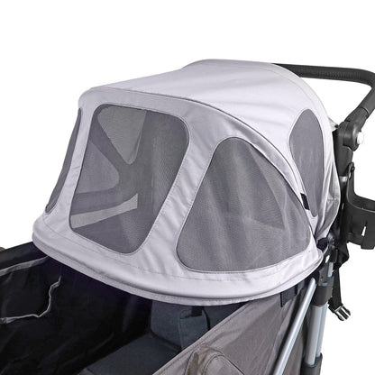 Larktale Caravan Stroller Wagon Summer Canopy Set - Nightcliff Stone - LK50524