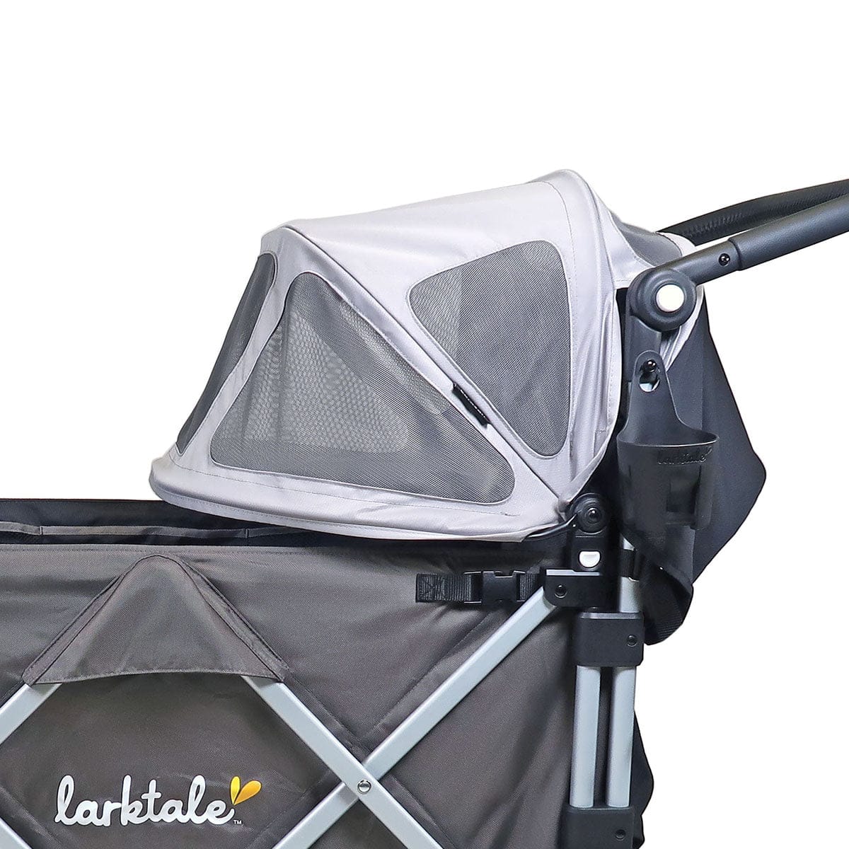 Larktale Caravan Stroller Wagon Summer Canopy Set - Nightcliff Stone - LK50524