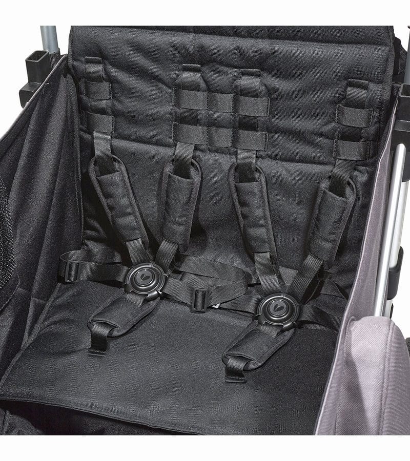 Larktale Caravan V2 (4 Seater) Stroller Wagon Bundle - Gray/Blue - 4SEAT-LK50001