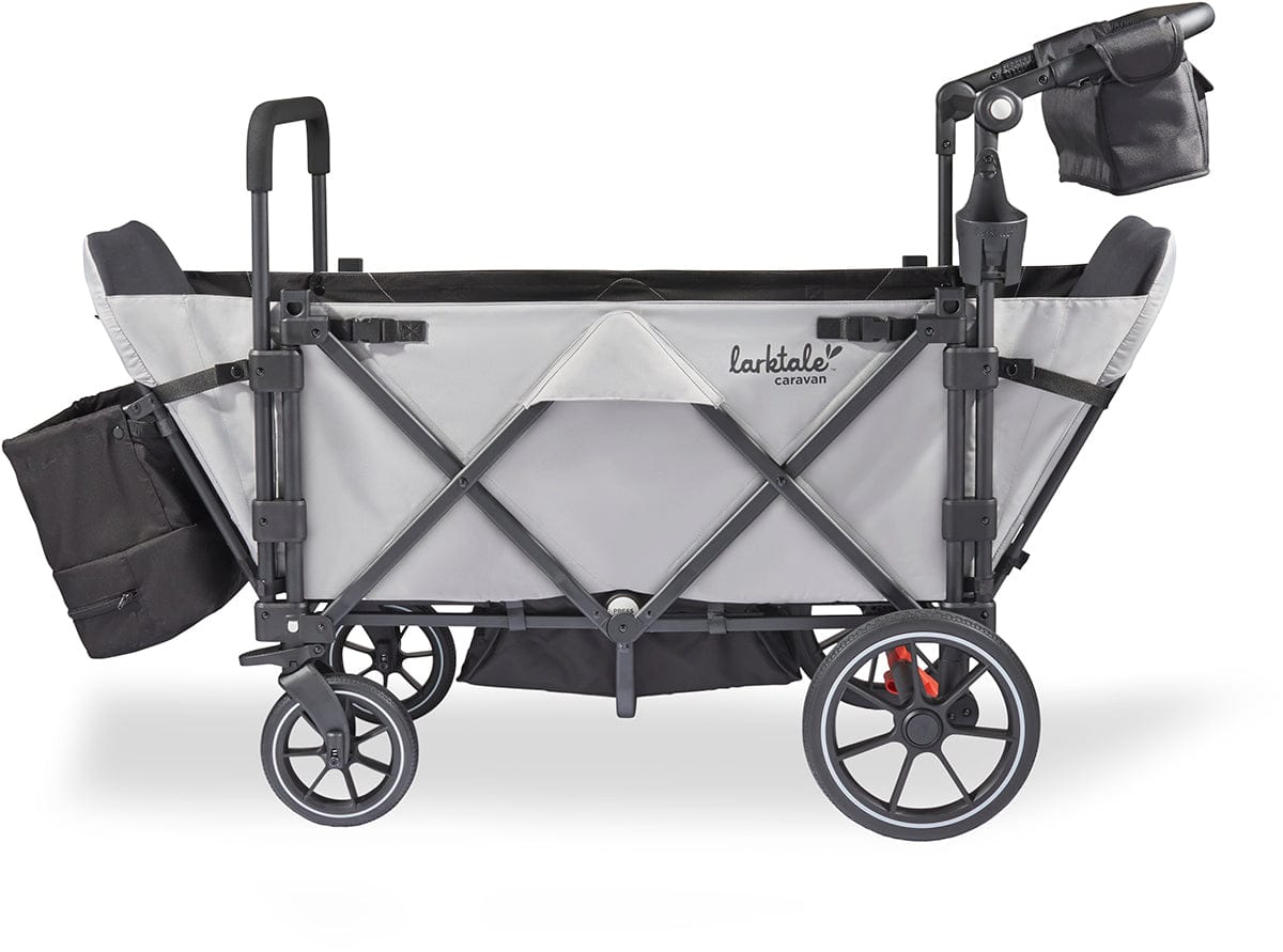 Larktale Caravan V3 (2 Seater) Stroller Wagon - Avalon Gray - LK50040