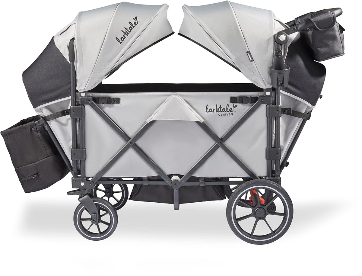 Larktale Caravan V3 (2 Seater) Stroller Wagon - Avalon Gray - LK50040