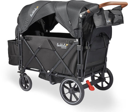 Larktale Caravan V3 (2 Seater) Stroller Wagon - Byron Black - LK50049