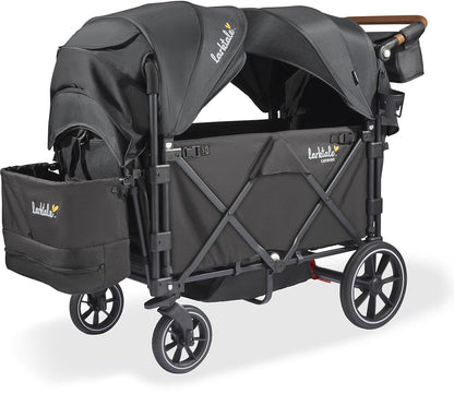 Larktale Caravan V3 (2 Seater) Stroller Wagon - Byron Black - LK50049