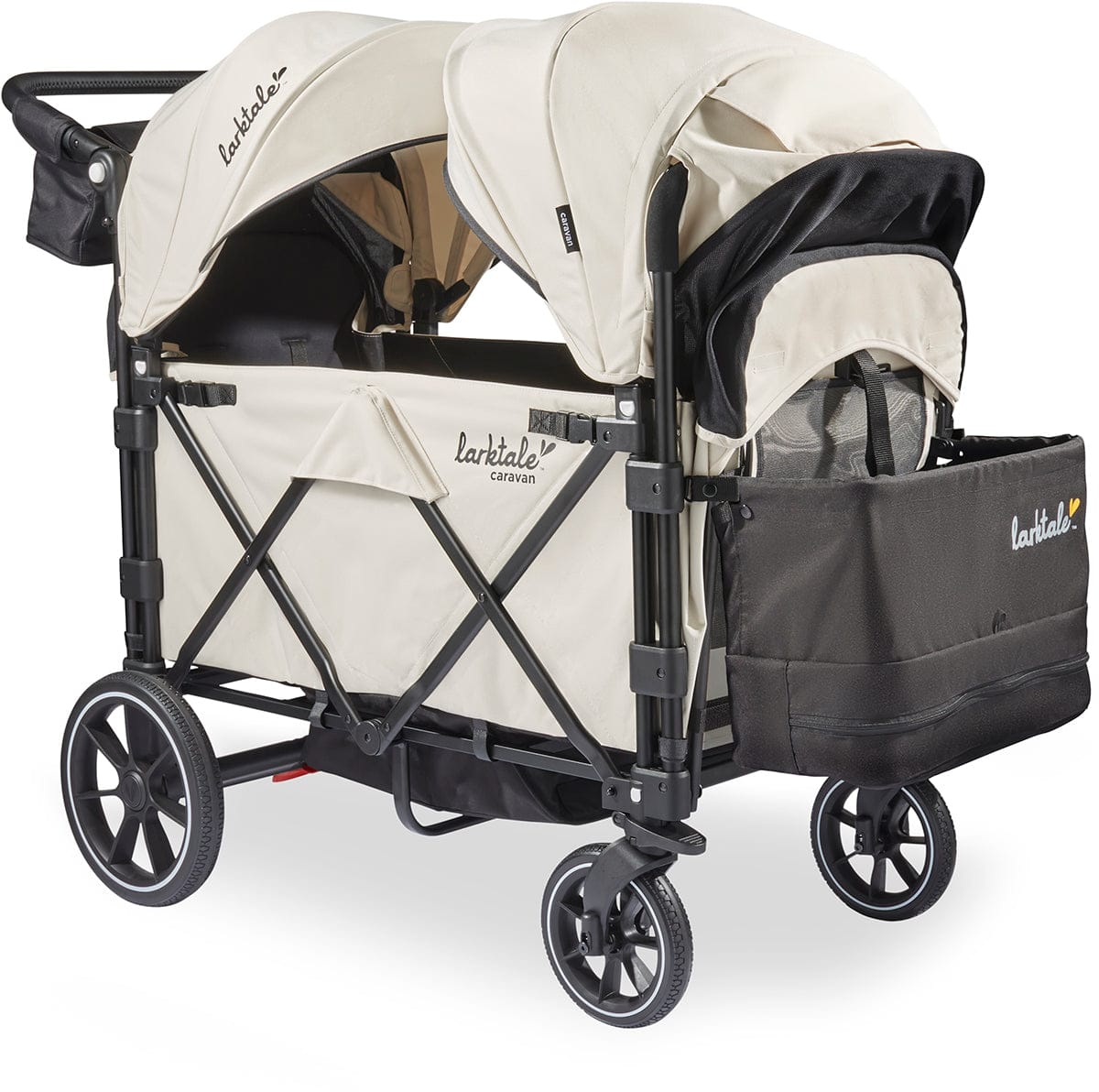 Larktale Caravan V3 (2 Seater) Stroller Wagon - Newport Taupe - LK50045