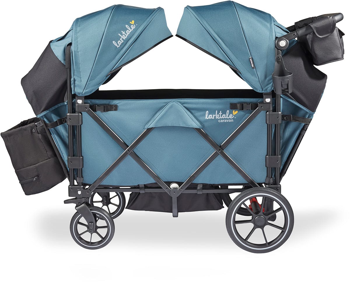 Larktale Caravan V3 (2 Seater) Stroller Wagon - Seaford Blue - LK50041