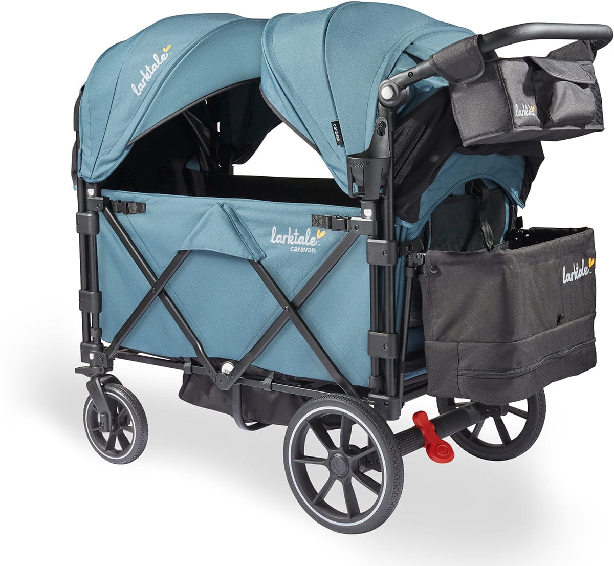 Larktale Caravan V3 (2 Seater) Stroller Wagon - Seaford Blue - LK50041