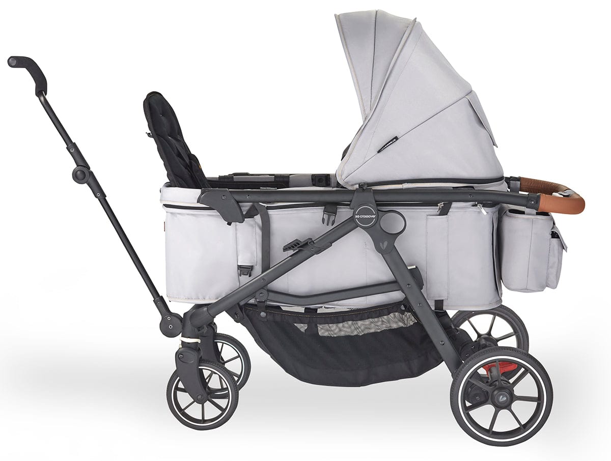 Larktale Crossover (2 Seater) Convertible Stroller Wagon - Byron Black - LK53000