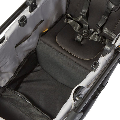 Larktale Crossover V2 (2 Seater) Convertible Stroller Wagon - Byron Black - LK53010
