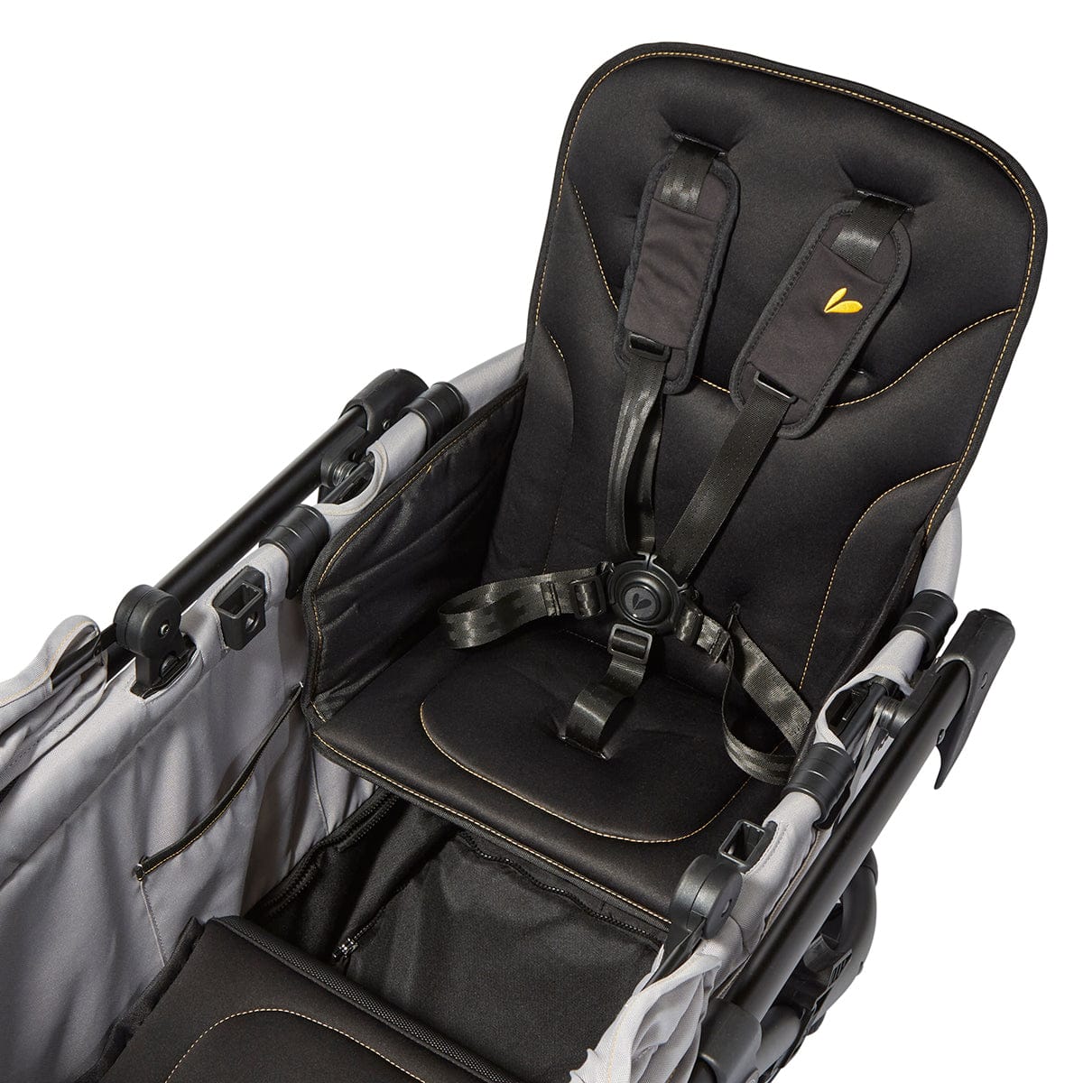 Larktale Crossover V2 (2 Seater) Convertible Stroller Wagon - Byron Black - LK53010