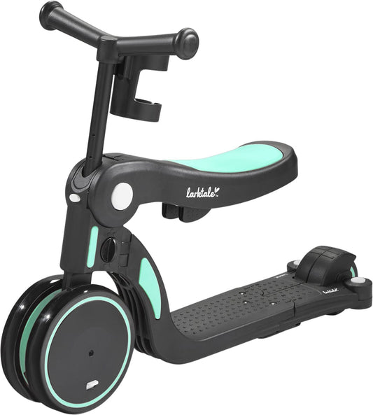 Larktale Scoobi 5-in-1 Convertible Scooter - Biscay Green - LK60007