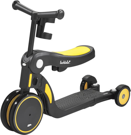 Larktale Scoobi 5-in-1 Convertible Scooter - Clovelly Yellow - LK60006