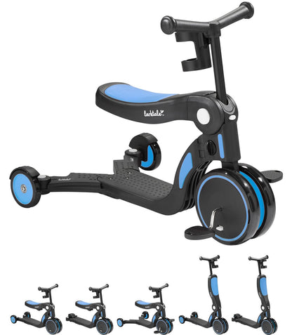 Larktale Scoobi 5-in-1 Convertible Scooter - Freshwater Blue - LK60001