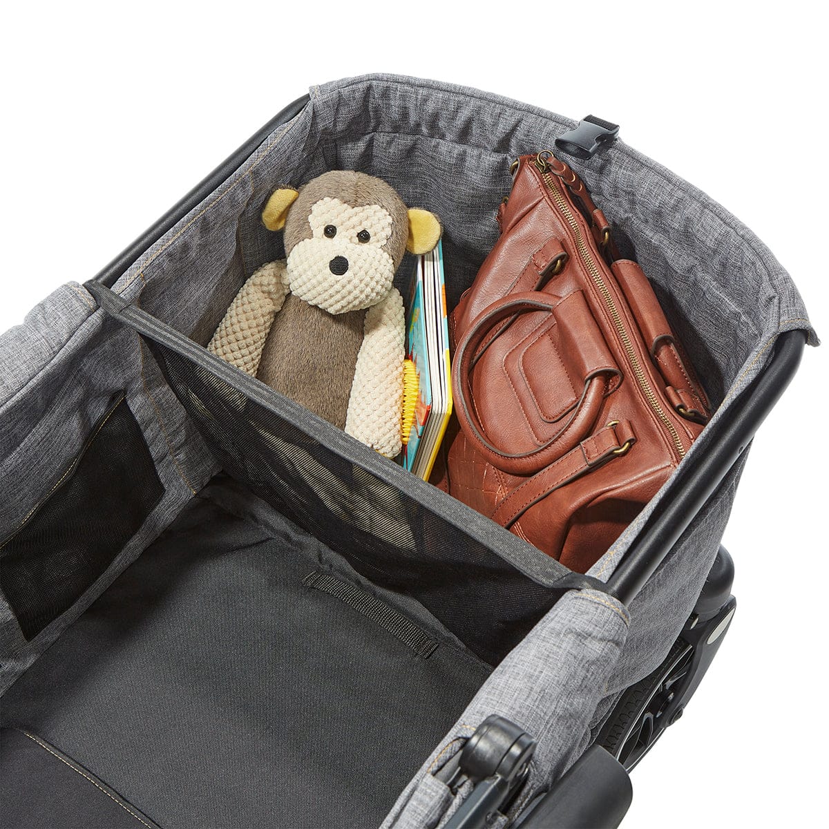 Larktale Sprout Single-to-Double Stroller Wagon - Byron Black - LK52000