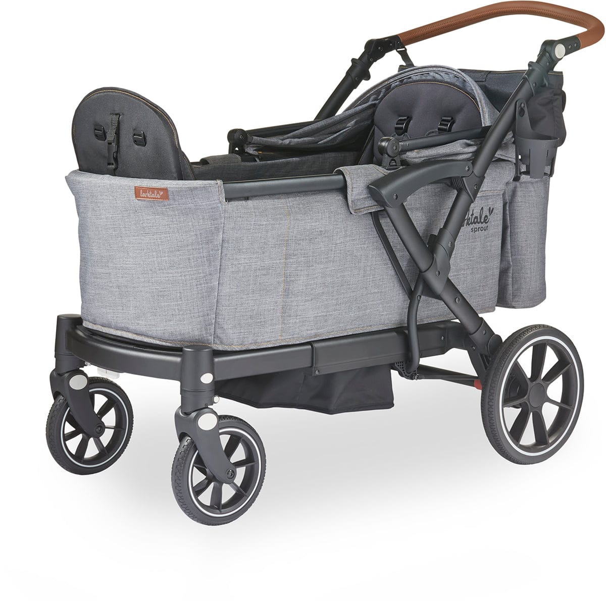 Larktale Sprout V2 Single-to-Double Stroller Wagon - Nightcliff Stone - LK52014