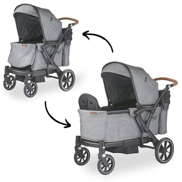 Larktale Sprout V2 Single-to-Double Stroller Wagon - Nightcliff