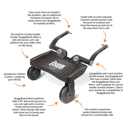 Lascal BuggyBoard Mini - Black - 5-23300